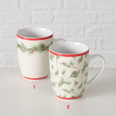 Mug Charlene con decoro natalizio