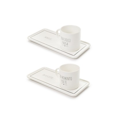 Tazza con vassoio - collezione my home