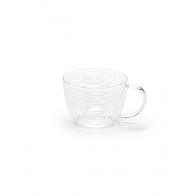 Tazza in vetro borosilicato LOVE d 9 h 8 cm - 350ml