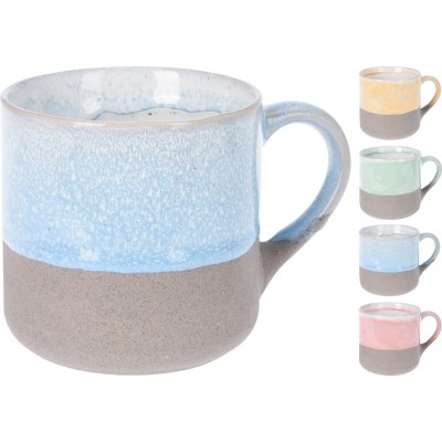 Mug in ceramica grezza e smaltata 350ml