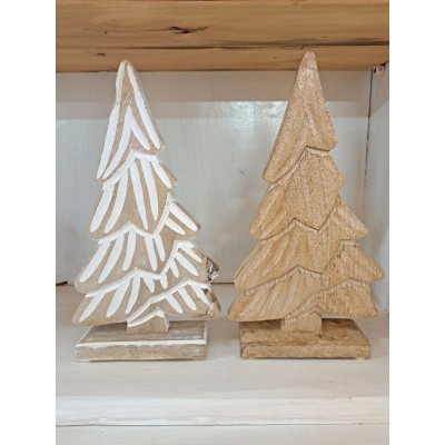 Albero in legno di mango h28 cm