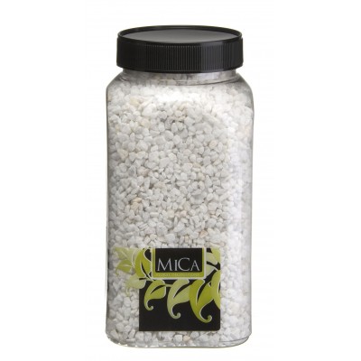 Mica granulato decorativo colore bianco 1kg