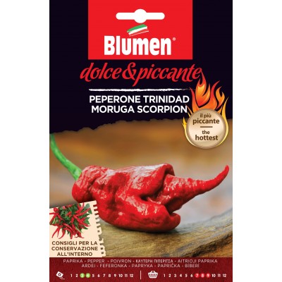 Blumen semi peperone piccante trinidad moruga scorpion