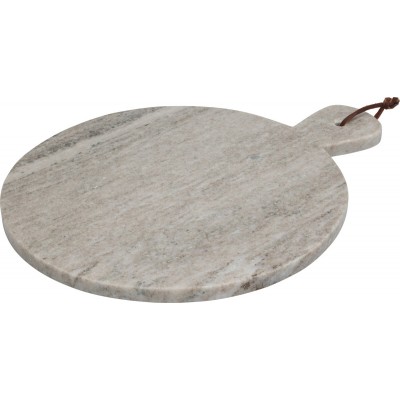 Tagliere rotondo in marmo beige 38x30x2cm